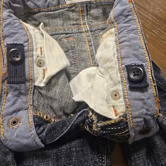 GAP Baby GAP toddler girls denim jeans (2) pairs with adiustable waist Size 2t - Picture 4 of 11